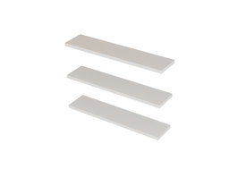 Hanah Home v2 Estantería de Pared Escandinava Blanca con Múltiples Estantes 60x14.5x1.8 cm Tablero de Partículas Recubierto de Melamina